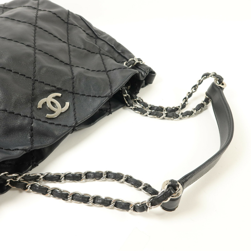 CHANEL 羊皮皮革Shoulder Bag鏈帶肩背袋-8