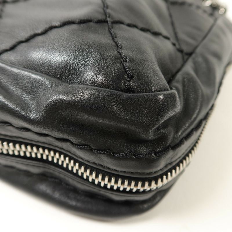 CHANEL 羊皮皮革Shoulder Bag鏈帶肩背袋-11