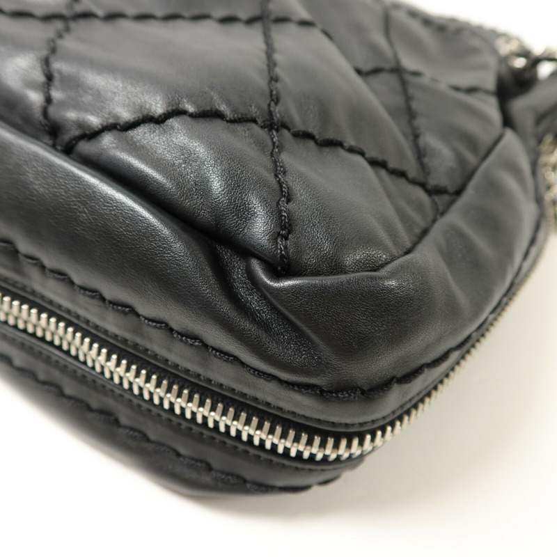 CHANEL 羊皮皮革Shoulder Bag鏈帶肩背袋-13