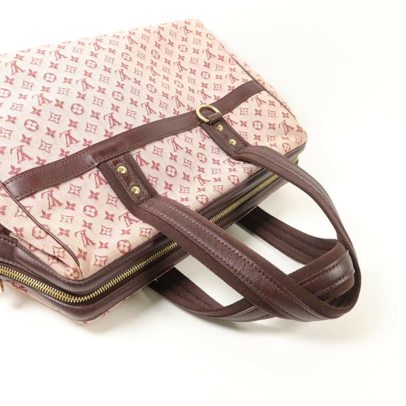 LOUIS VUITTON Monogram Mini Lin Josephine GM手挽袋-7