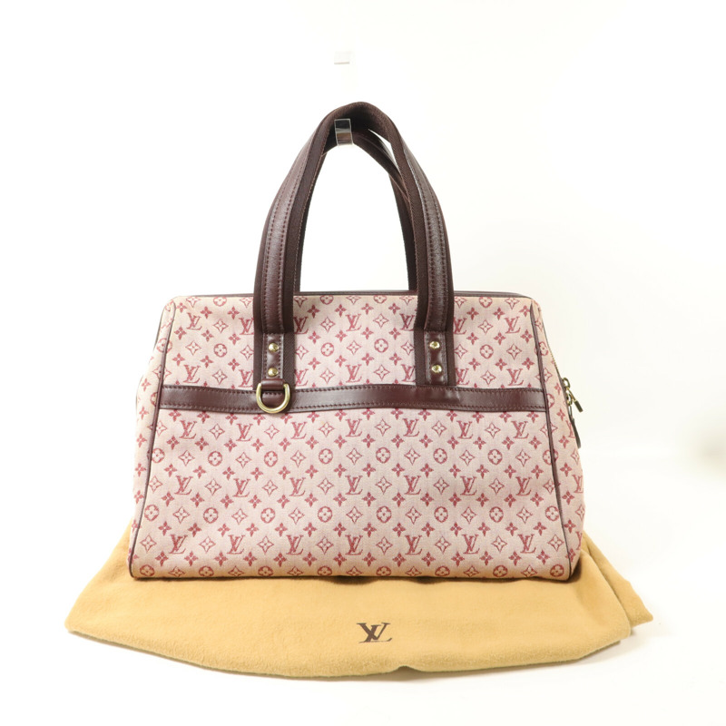 LOUIS VUITTON Monogram Mini Lin Josephine GM手挽袋-8