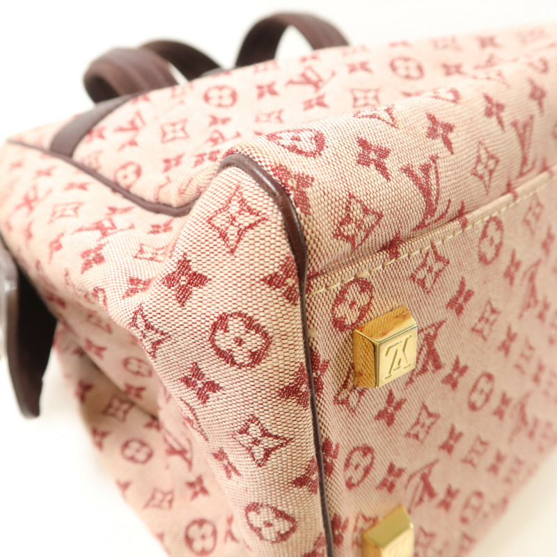 LOUIS VUITTON Monogram Mini Lin Josephine GM手挽袋-11
