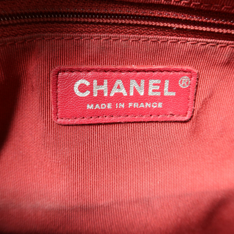 CHANEL 牛皮皮革Gabrielle Medium鏈帶手挽肩背兩用袋-5