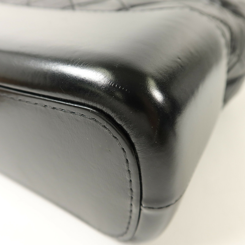 CHANEL 牛皮皮革Gabrielle Medium鏈帶手挽肩背兩用袋-11