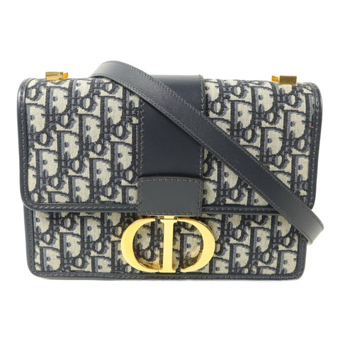 Dior 帆布30 Montaigne肩背袋