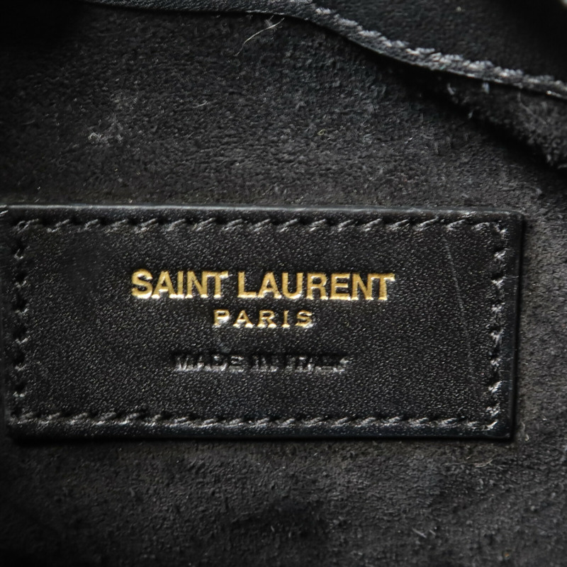 SAINT LAURENT 牛皮皮革Small Bucket手挽肩背兩用袋-5