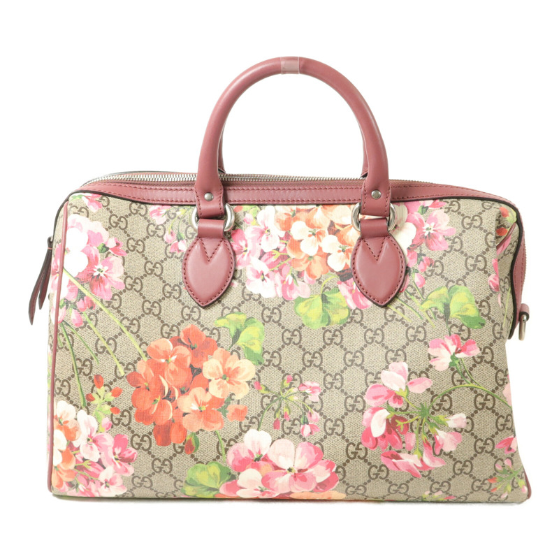 GUCCI 塗層帆布Boston Bag手挽肩背兩用袋-2