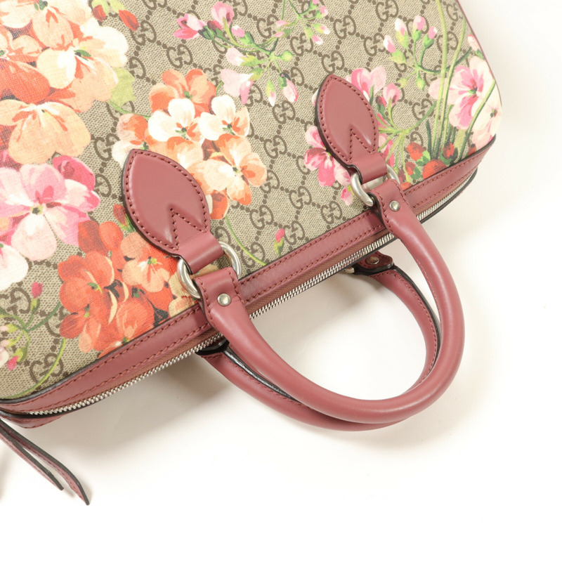 GUCCI 塗層帆布Boston Bag手挽肩背兩用袋-7