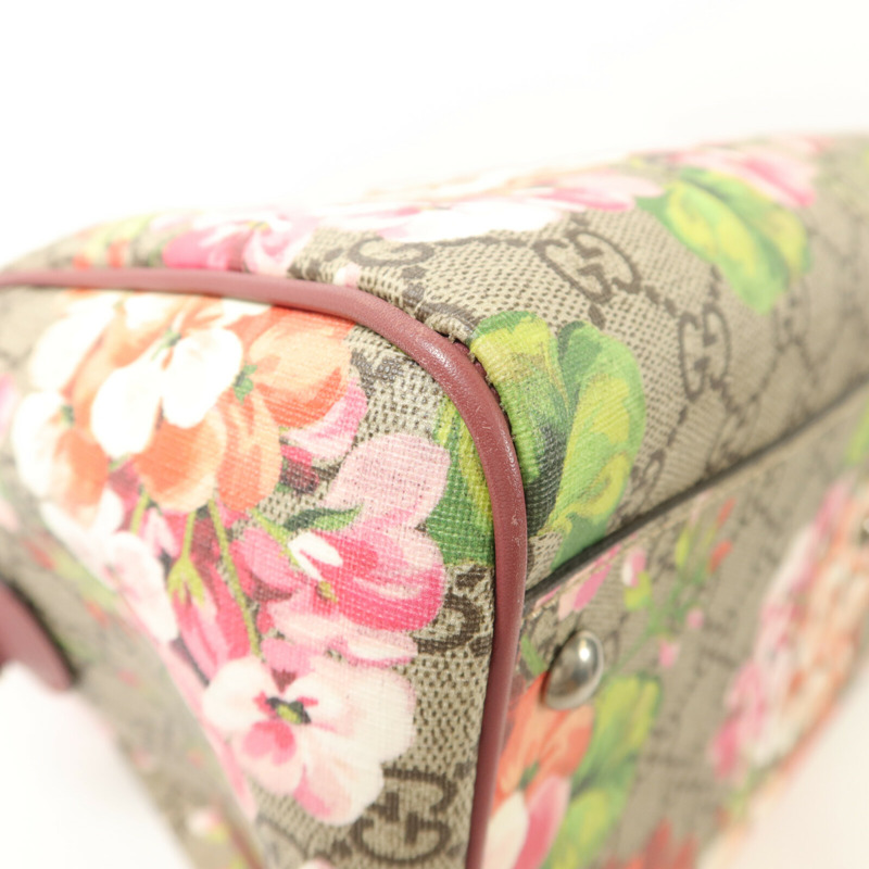 GUCCI 塗層帆布Boston Bag手挽肩背兩用袋-9