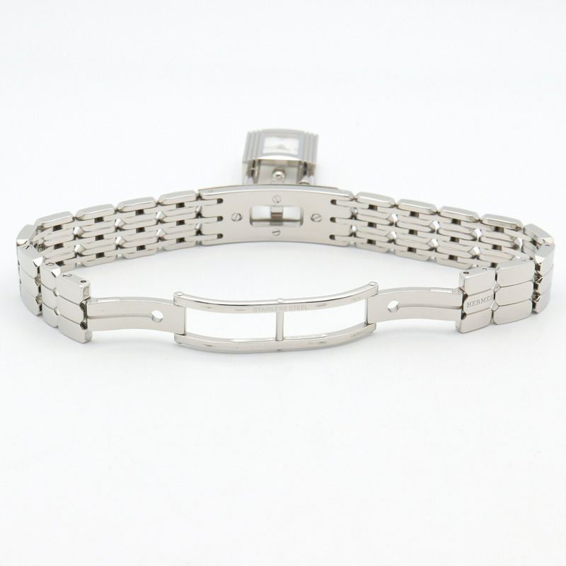 愛馬仕凱莉腕錶，不鏽鋼材質，女士款，白色，KE4.110-3