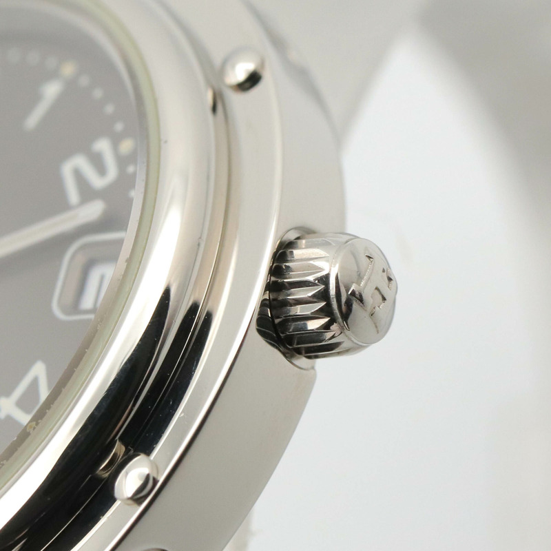 愛馬仕 Clipper 系列腕錶，不鏽鋼材質，女士款，灰色，CL4.210-5