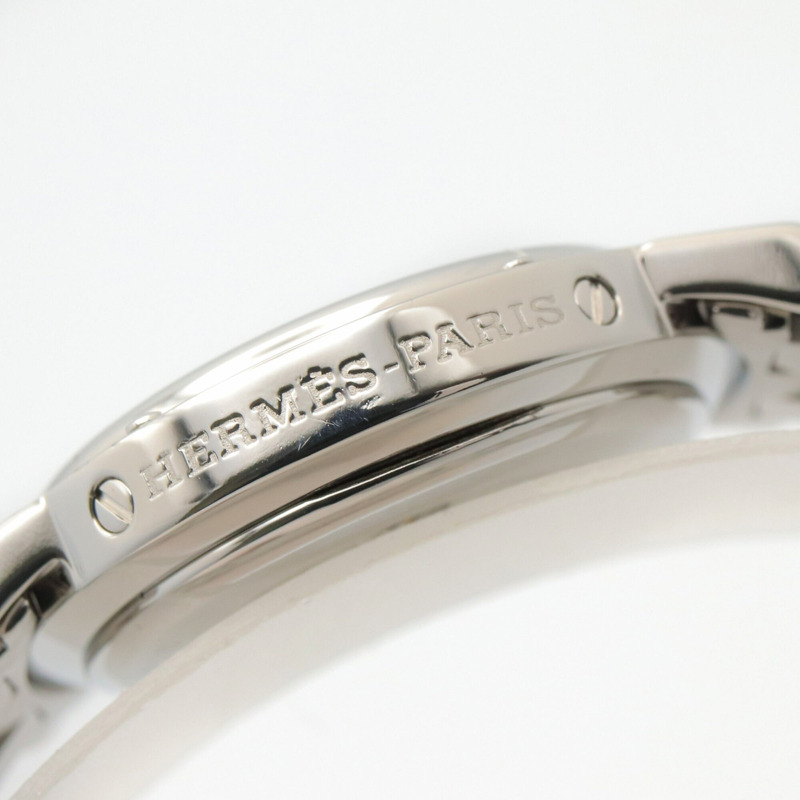 愛馬仕 Clipper 系列腕錶，不鏽鋼材質，女士款，灰色，CL4.210-11