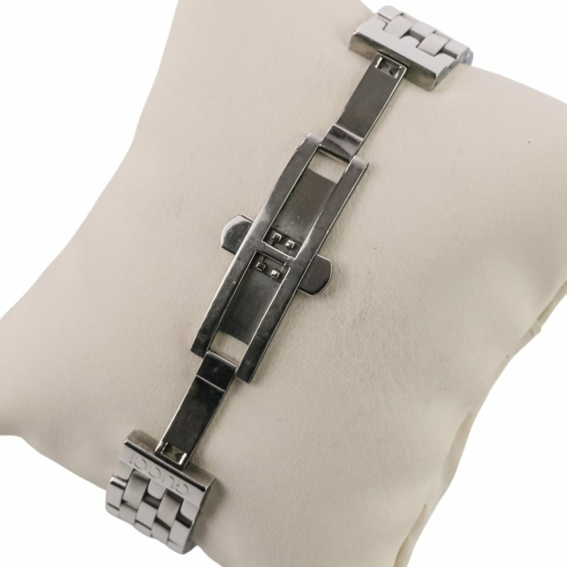 GUCCI 石英腕錶 5500L 銀色太陽紋錶盤 不鏽鋼女士腕錶-7