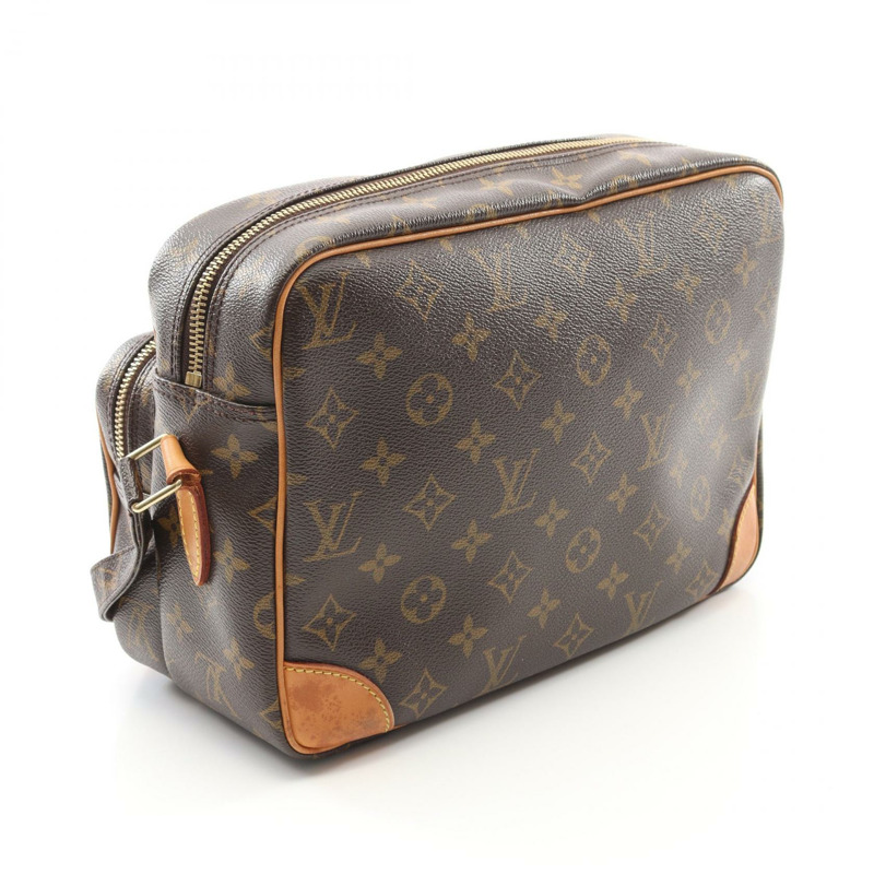 路易威登 Nile 肩背包 M45244 Monogram 帆布皮革棕色二手女士-1