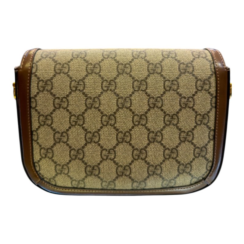 GUCCI 咖花紋1955系列兩用包-1