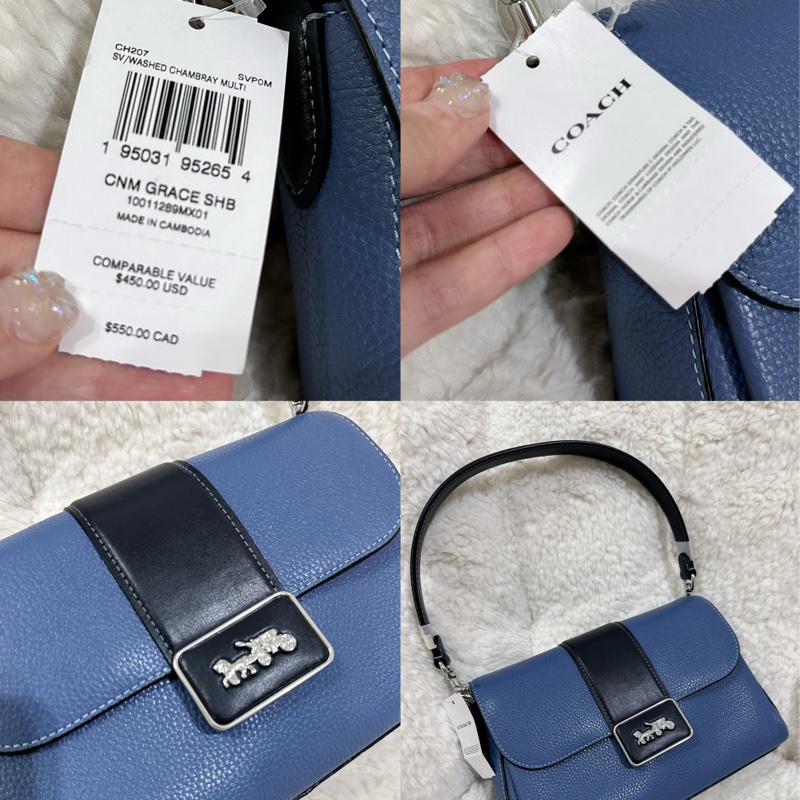 未使用coach grace 手提肩背包（雙肩帶）-7