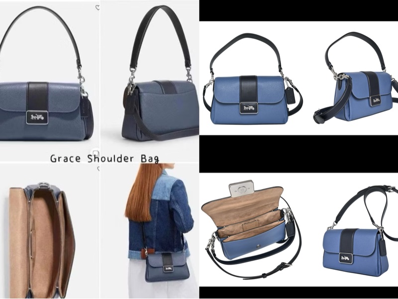 未使用coach grace 手提肩背包（雙肩帶）-9