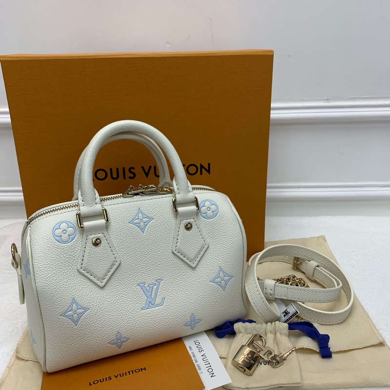 Full set 26年3月份正單｜閒置新 LV speedy 20白色-0