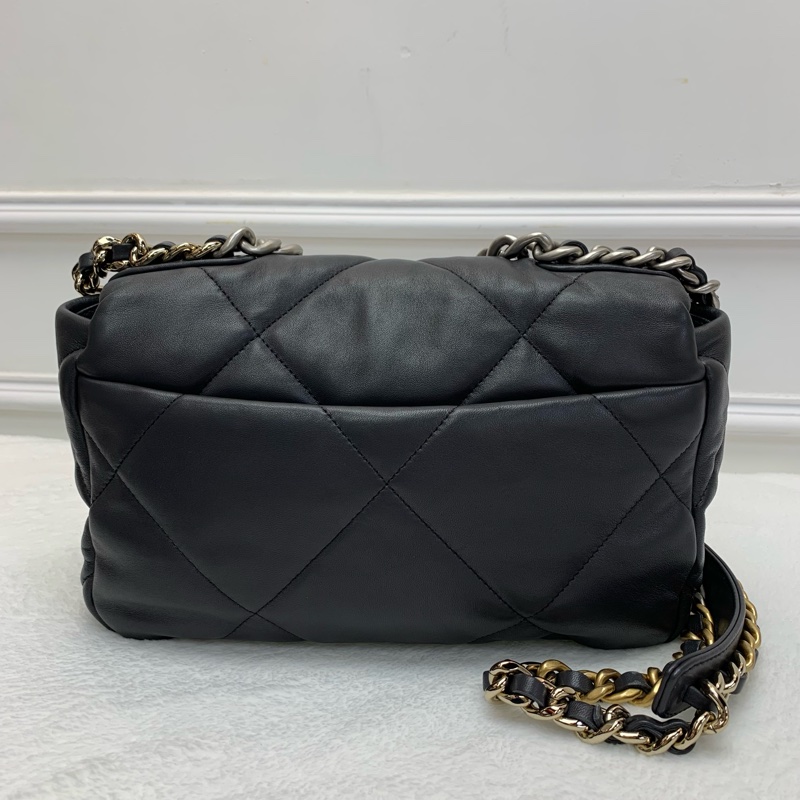 Full set Chanel 19bag 灰色配銀🩶-2