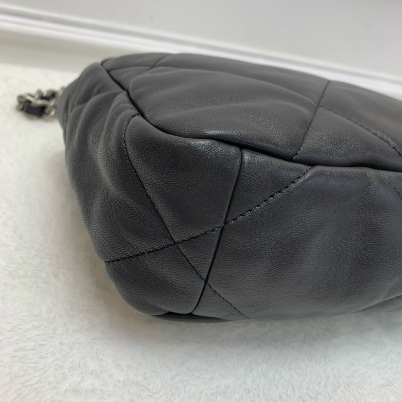 Full set Chanel 19bag 灰色配銀🩶-4