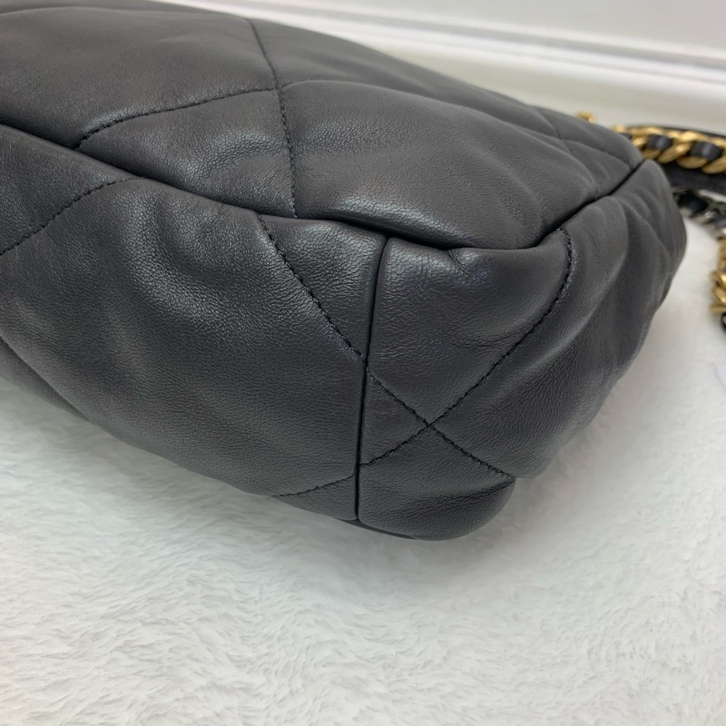 Full set Chanel 19bag 灰色配銀🩶-5