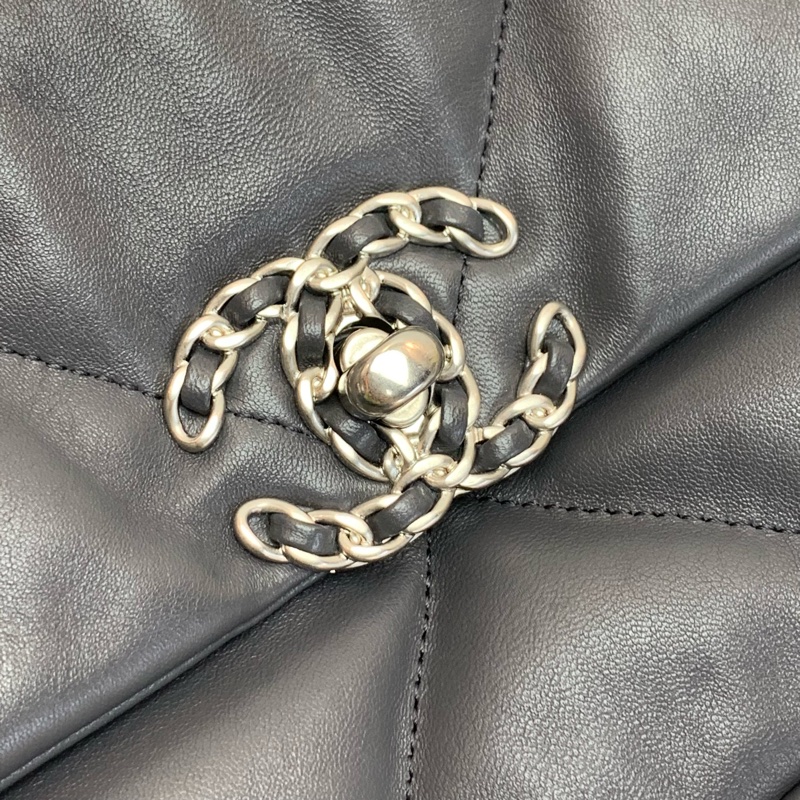 Full set Chanel 19bag 灰色配銀🩶-7