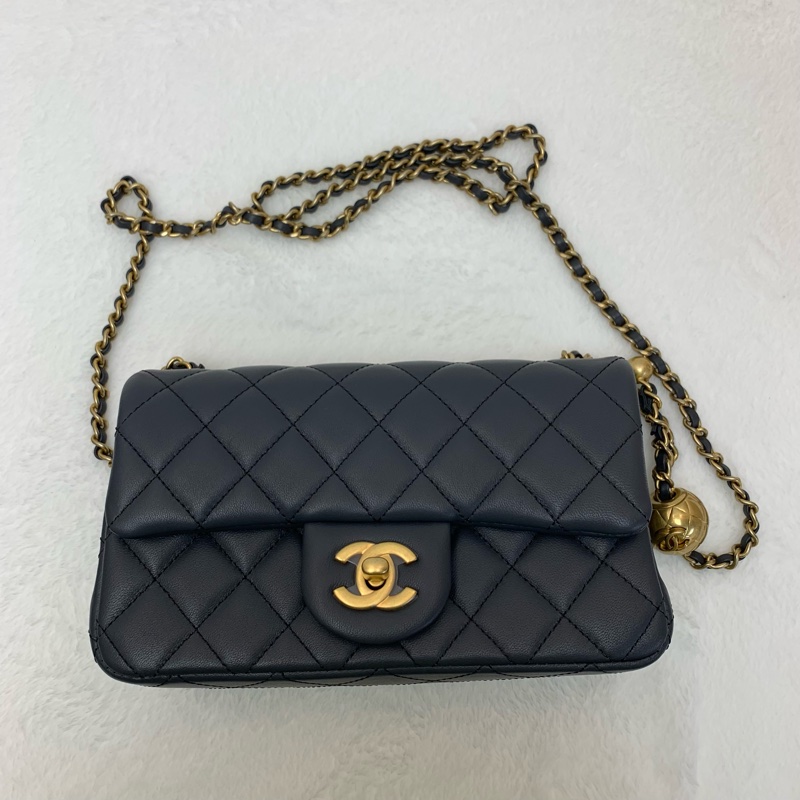 Full set閒置新熱賣🖤Chanel灰色大Mini-1