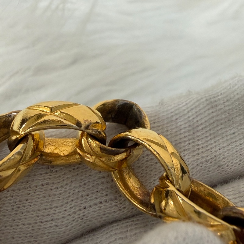 CHANEL 黑羊皮 金球 雕花鍊 流蘇 方包 相機包 斜背包 前口袋 老香 vintage-90