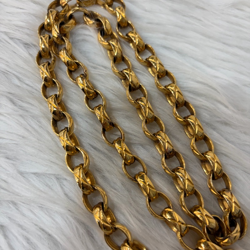 CHANEL 黑羊皮 金球 雕花鍊 流蘇 方包 相機包 斜背包 前口袋 老香 vintage-94