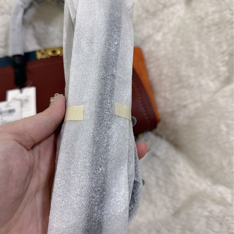 未使用coach troupe 拼接色手提肩背包（原價27800元）-15