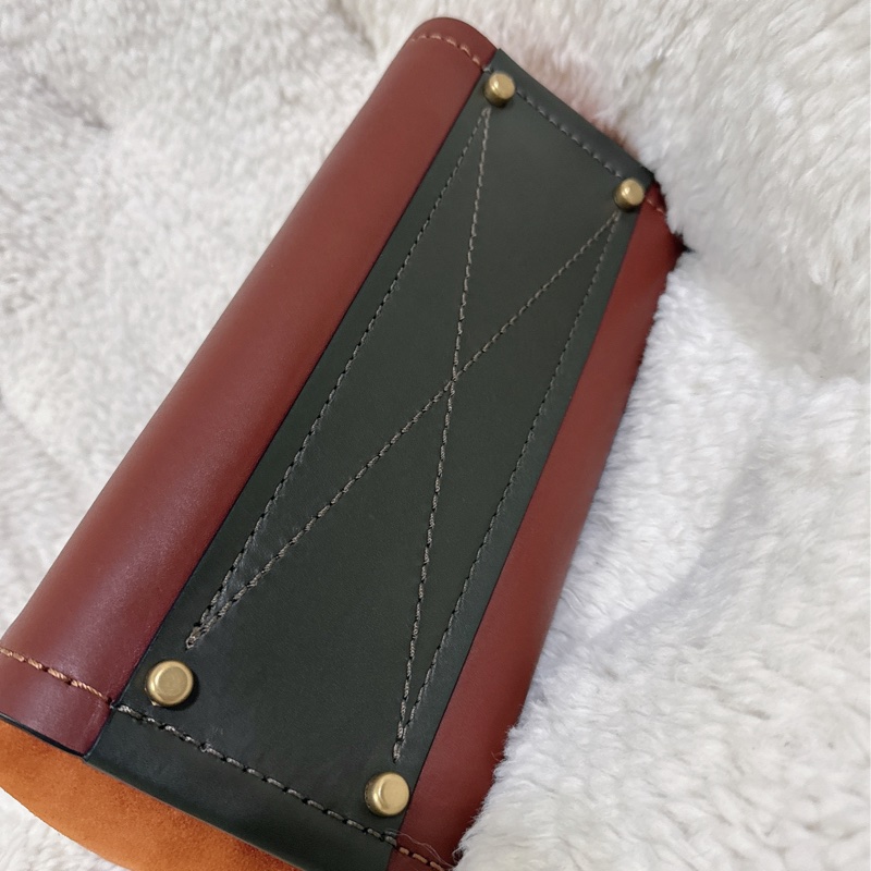 未使用coach troupe 拼接色手提肩背包（原價27800元）-25
