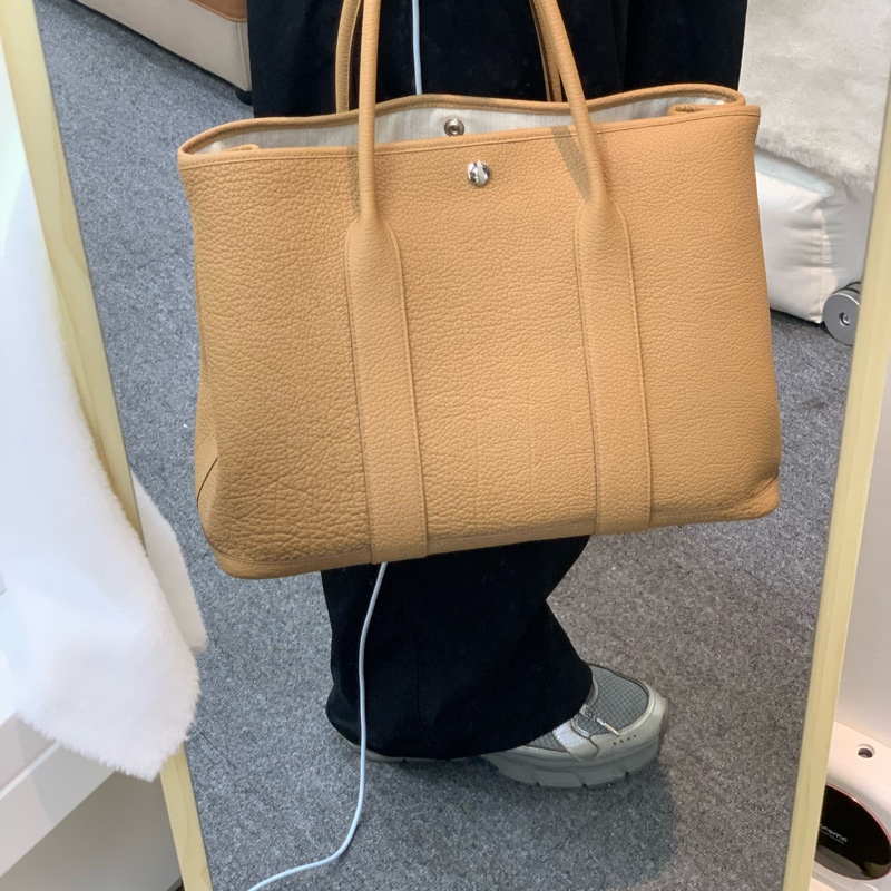 經典熱賣🤎Hermes餅乾色 Garden Party 36-9