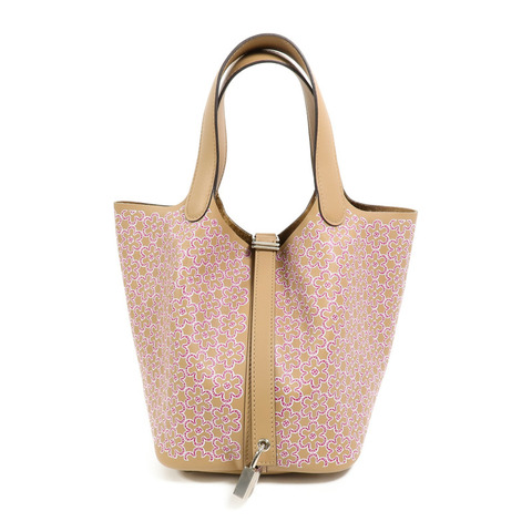 HERMES Swift皮革Picotin PM Luck Daisy手挽袋Chai