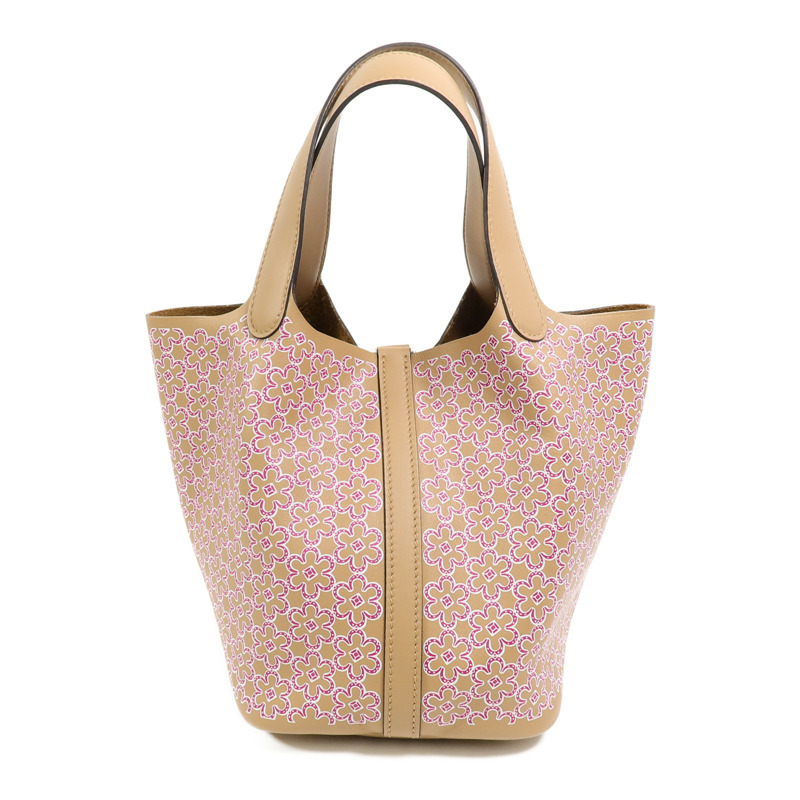 HERMES Swift皮革Picotin PM Luck Daisy手挽袋Chai-1