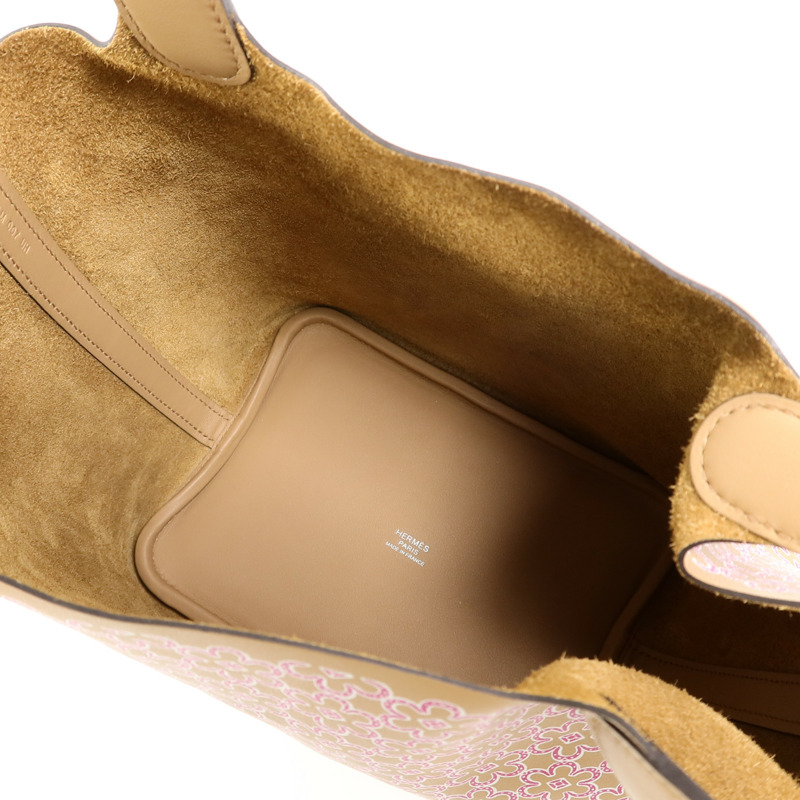 HERMES Swift皮革Picotin PM Luck Daisy手挽袋Chai-4