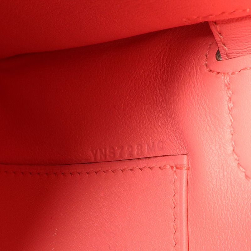 HERMES Swift皮革Kelly Pochette手挽袋Rose d'Ete-6