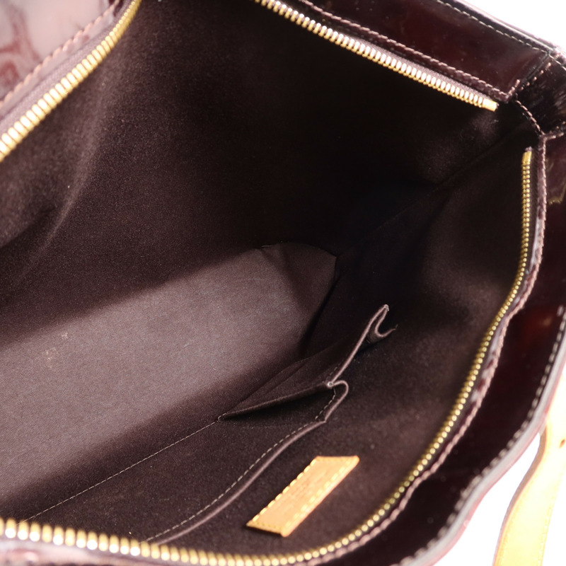 LOUIS VUITTON Monogram Vernis Brentwood手挽袋-4