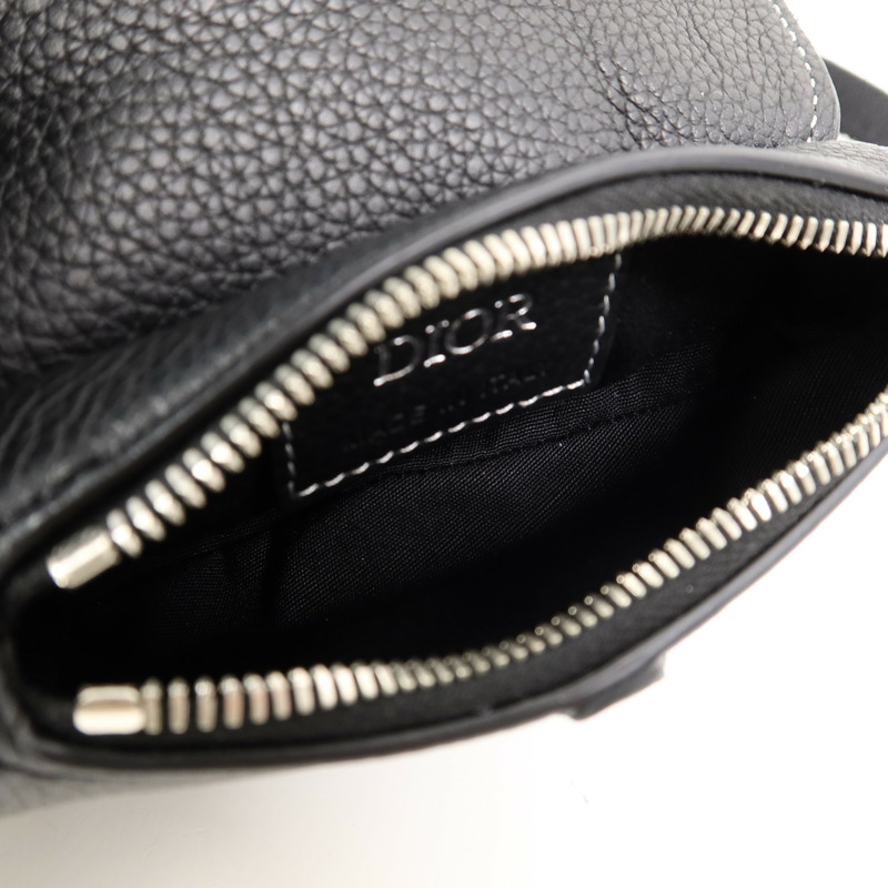 Dior 牛皮皮革Nano Saddle肩背袋-4