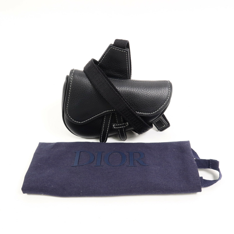 Dior 牛皮皮革Nano Saddle肩背袋-8
