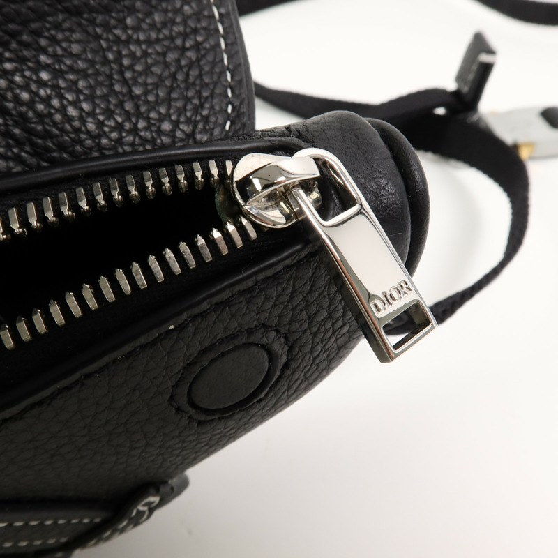 Dior 牛皮皮革Nano Saddle肩背袋-15