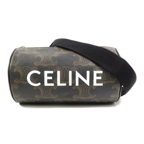 CELINE 塗層帆布Cylinder肩背袋