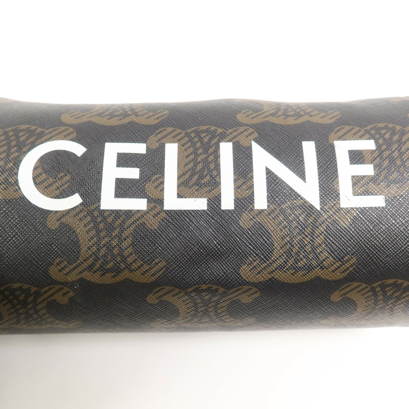 CELINE 塗層帆布Cylinder肩背袋-8