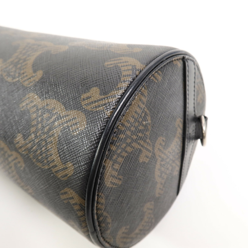 CELINE 塗層帆布Cylinder肩背袋-13