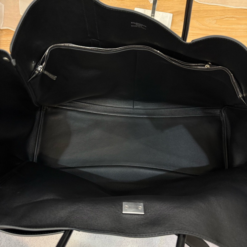全新BALENCIAGA 黑銀 belair carryall 機場包 大號 台灣專櫃購入25萬-2