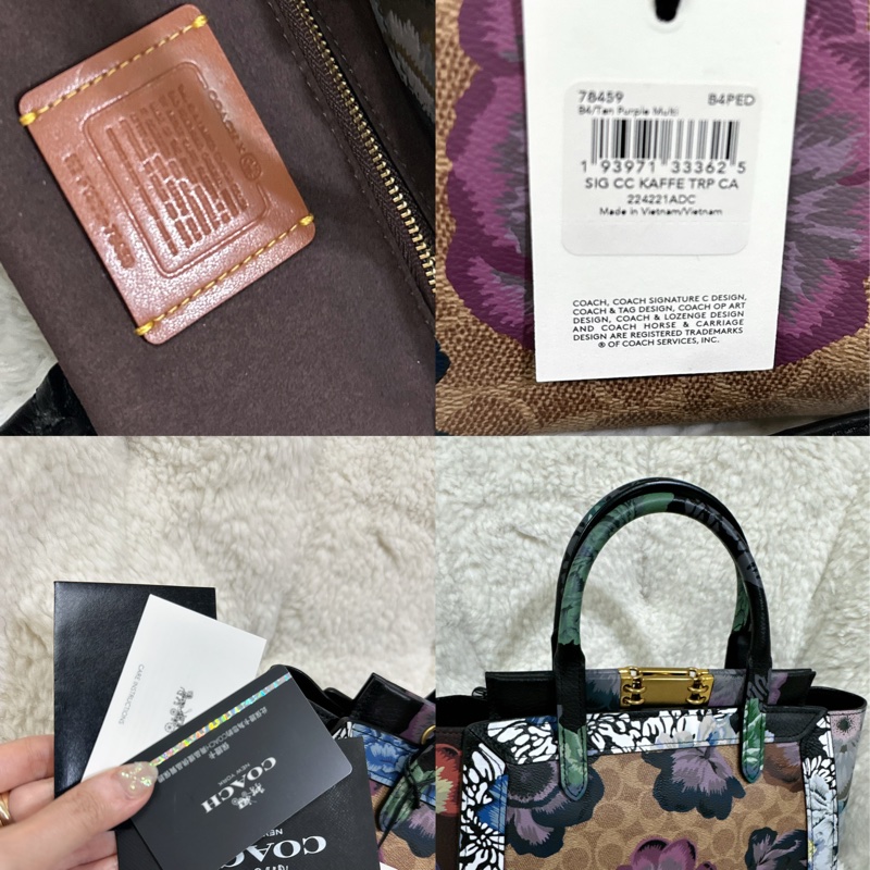 未使用coach troupe手提肩背包-7