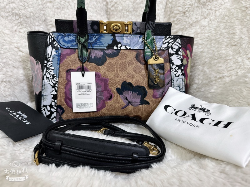 未使用coach troupe手提肩背包-14