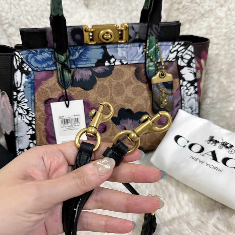 未使用coach troupe手提肩背包-18