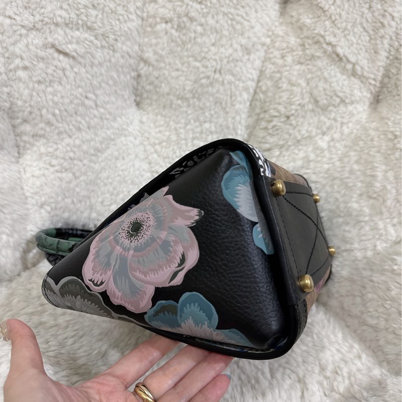 未使用coach troupe手提肩背包-25