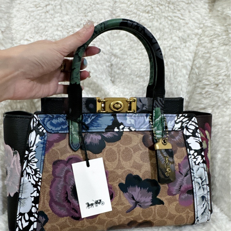 未使用coach troupe手提肩背包-32