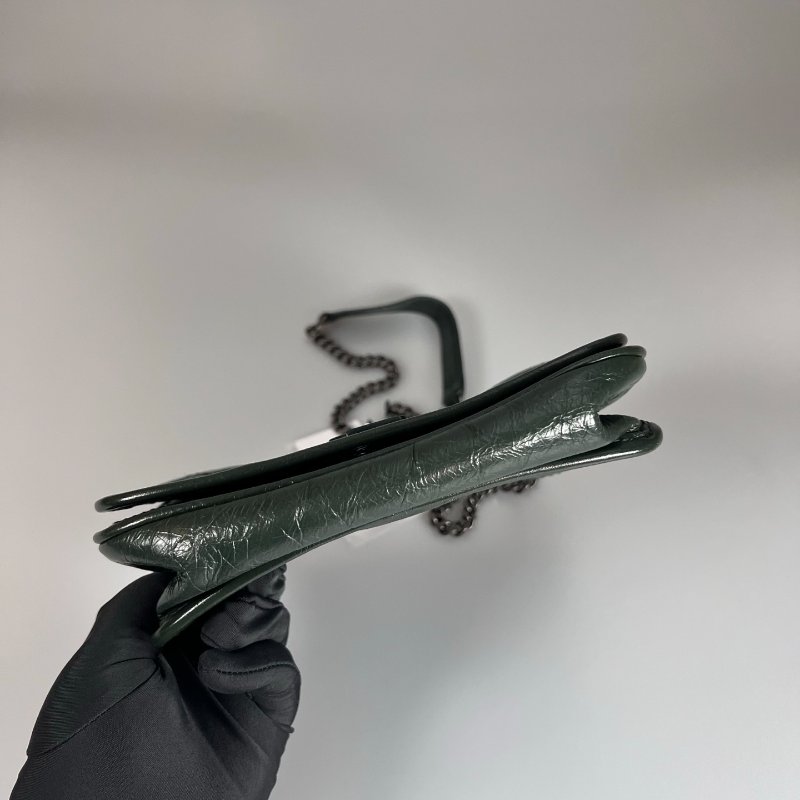 YSL 583103 深綠NIKI WOC側肩包-4